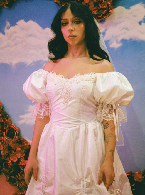 90s Lace Detail Princess Dress – Fruitful Bridal