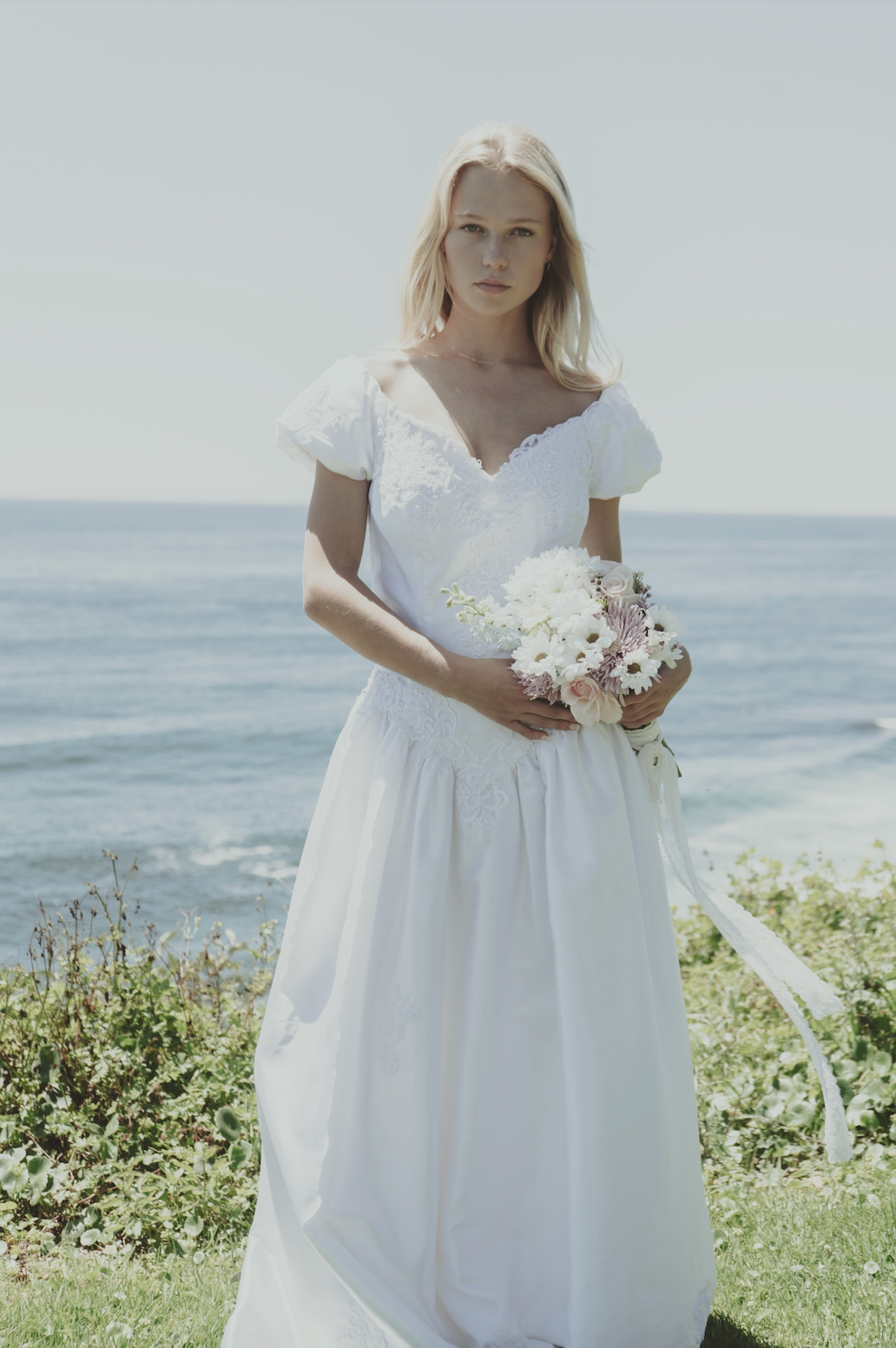 80s off the shoulder dress Off-the-shoulder Basque Waist – Fruitful Bridal Excellent condition Fit:Core Buckle Color:Dull Nickel Etta - Off the