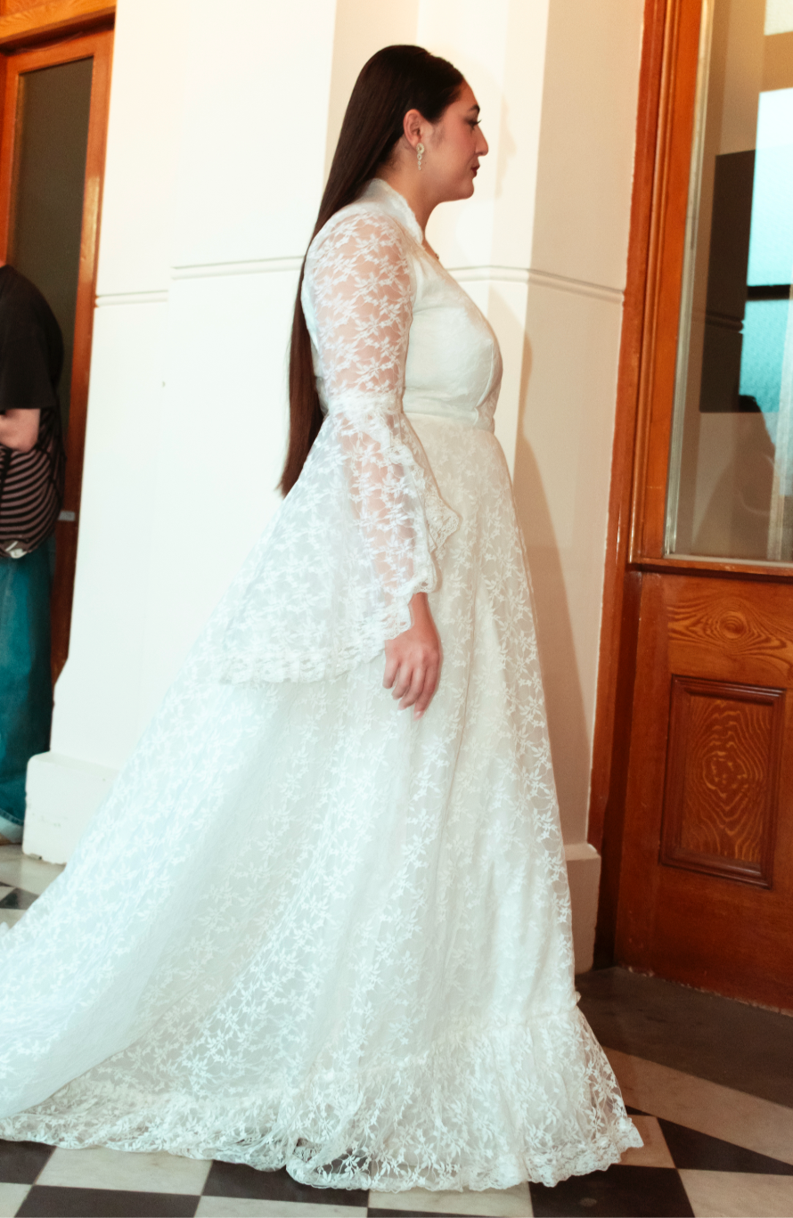 70s Lace Bell Sleeve Dress Fruitful Bridal 70s Lace Bell Sleeve Dress Fruitful Bridal