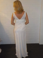 1990s Pleated Bust Dress