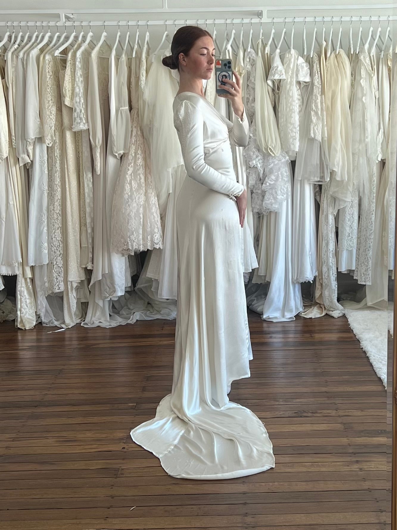 30s Liquid Silk Empress Dress