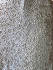 1992 Corded Lace Halter Column Dress