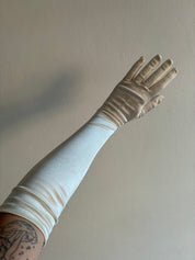 90s Elbow Length Satin Finish Gloves