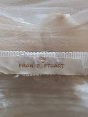 70s Franke Stuart Lace and Chiffon Sunhat