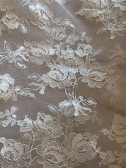 70s Franke Stuart Lace and Chiffon Sunhat