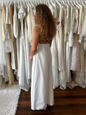 60s Beaded Bust Bodycon Dress