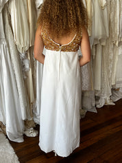 60s Beaded Bust Bodycon Dress