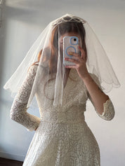 70s Cage Fascinator Veil