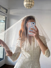 70s Cage Fascinator Veil