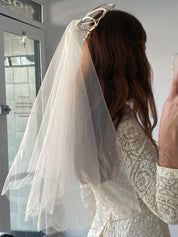 70s Cage Fascinator Veil