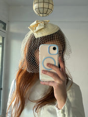 70s Bow Detail Fascinator