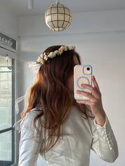 90s Bow Detail Flower Crown