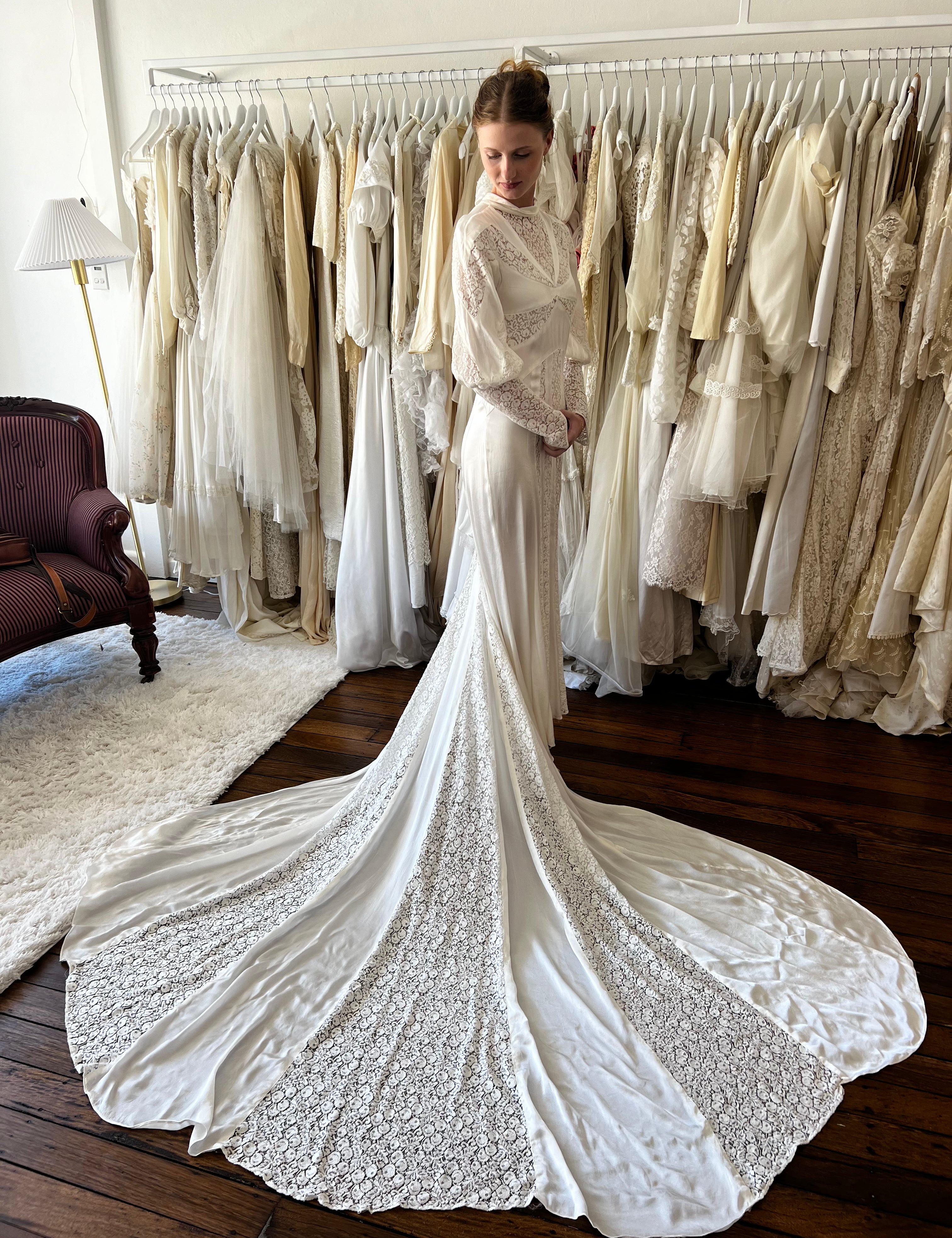 art deco lace wedding dress Kali Dress | Boho Wedding Dress Art Deco Lace