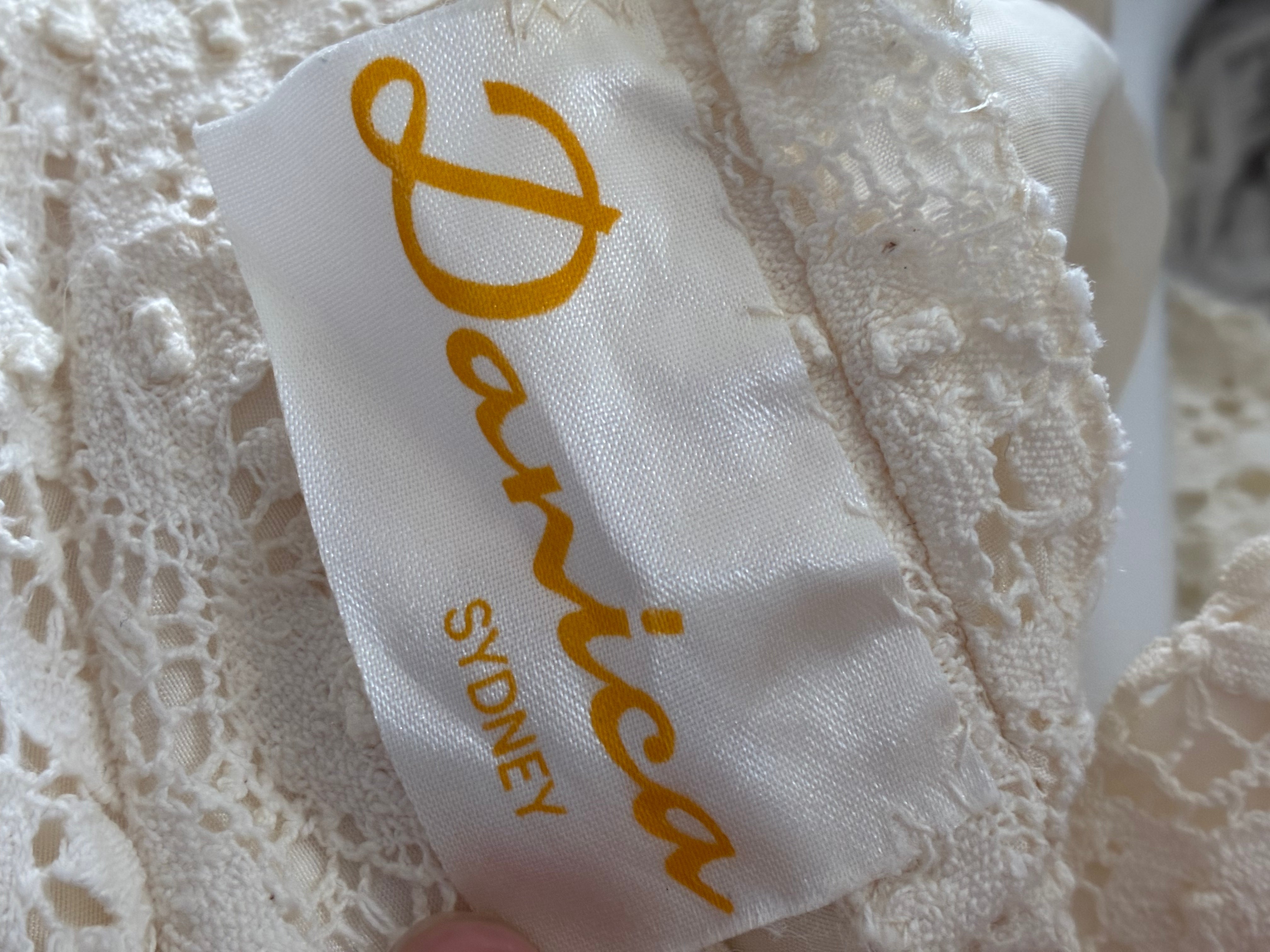 70s Crochet A-line Dress