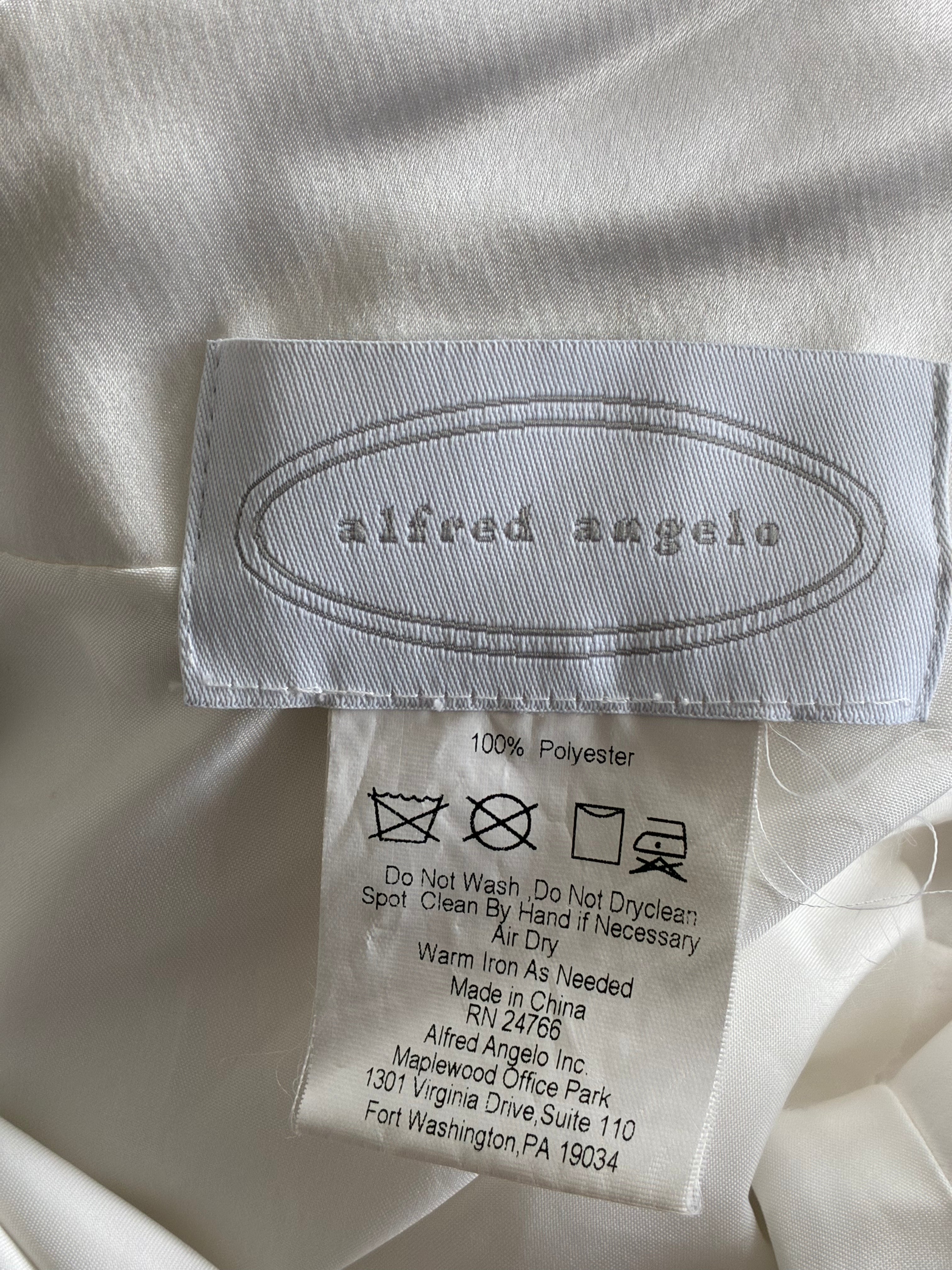 90s Alfred Angelo Silky Backless Empire Dress