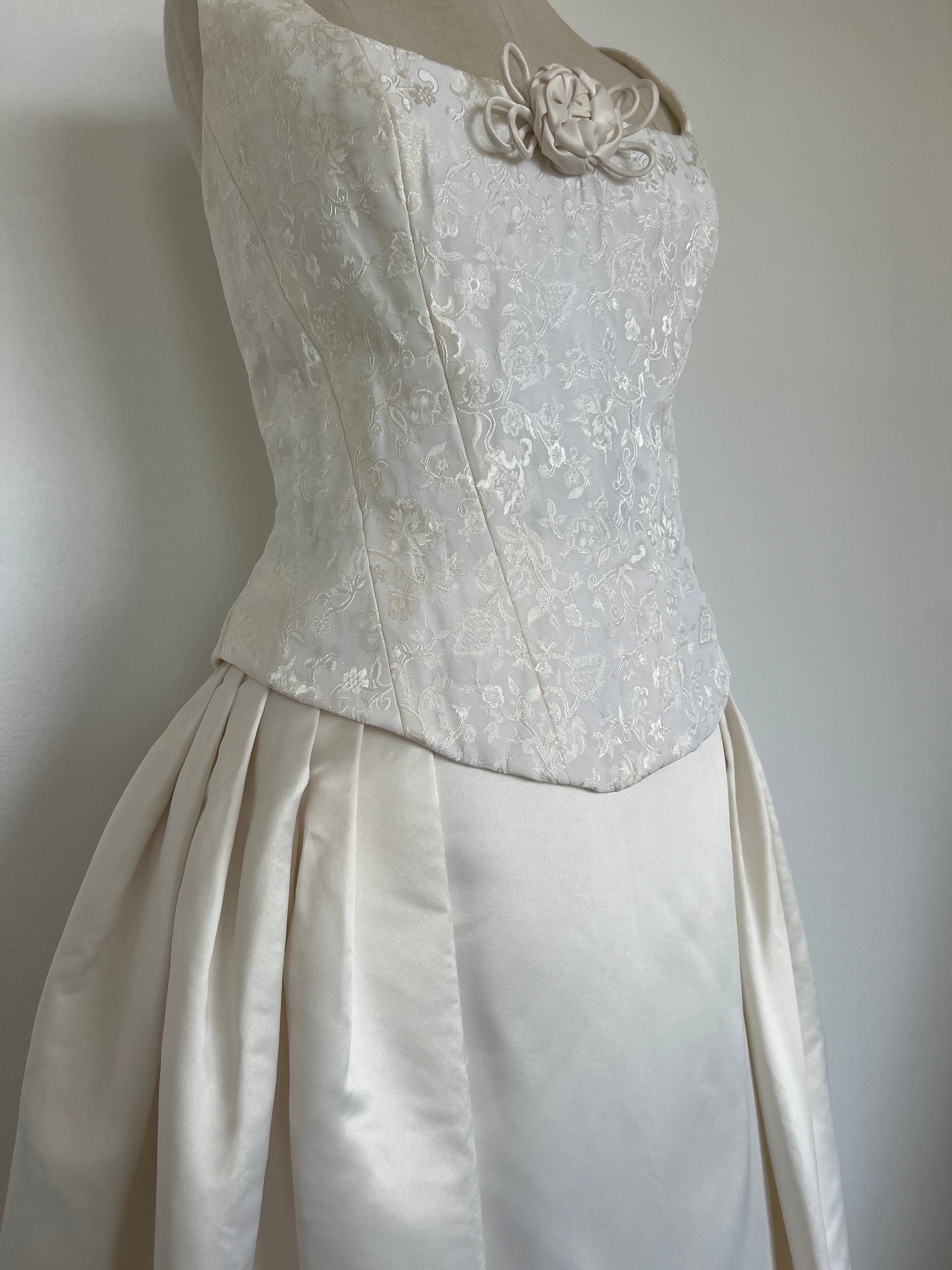 1980s Three Piece Corset Set