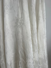 1960s Embossed Satin Dress