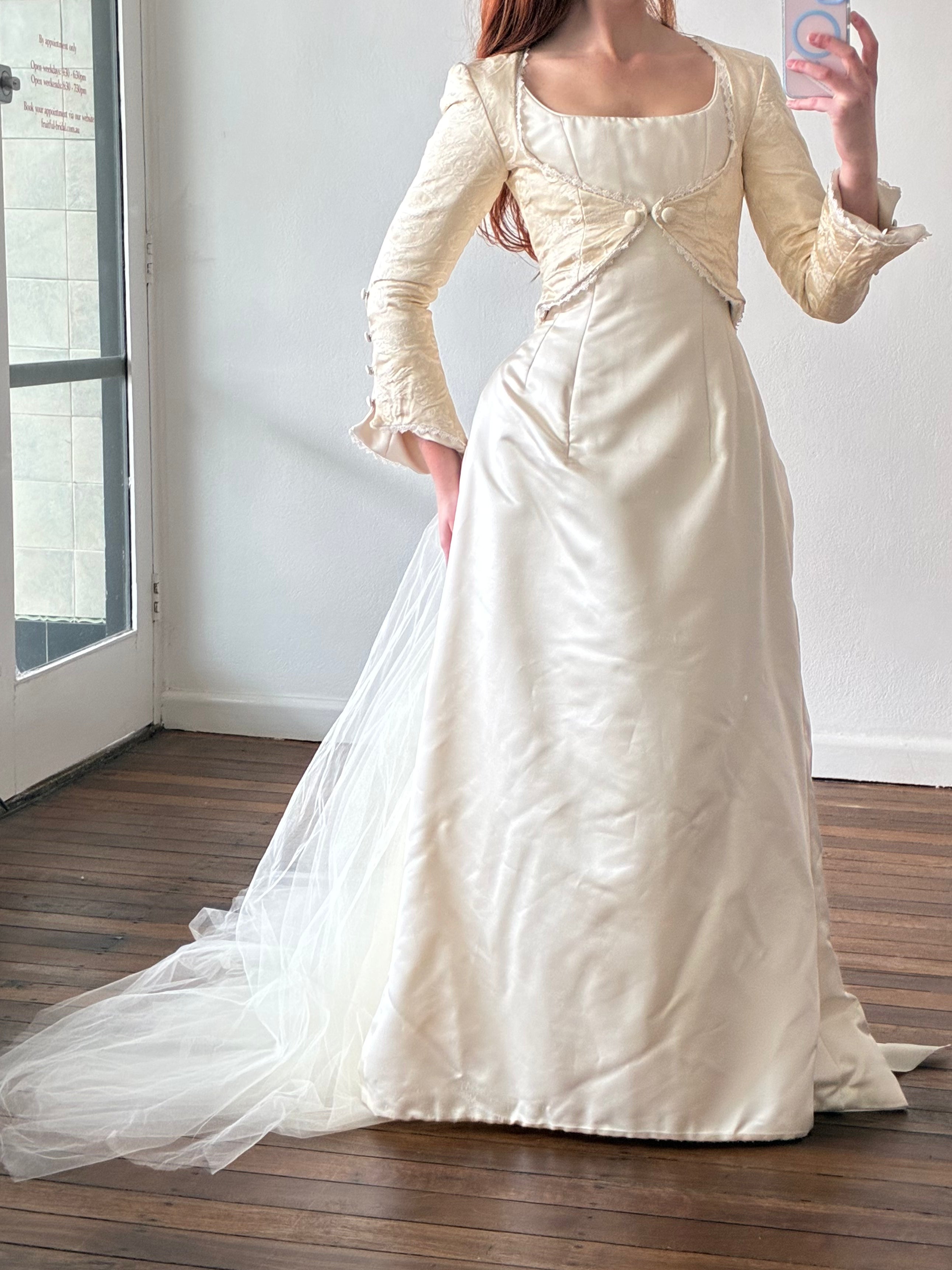 1990s Custom Jane Hill Dress and Jacket
