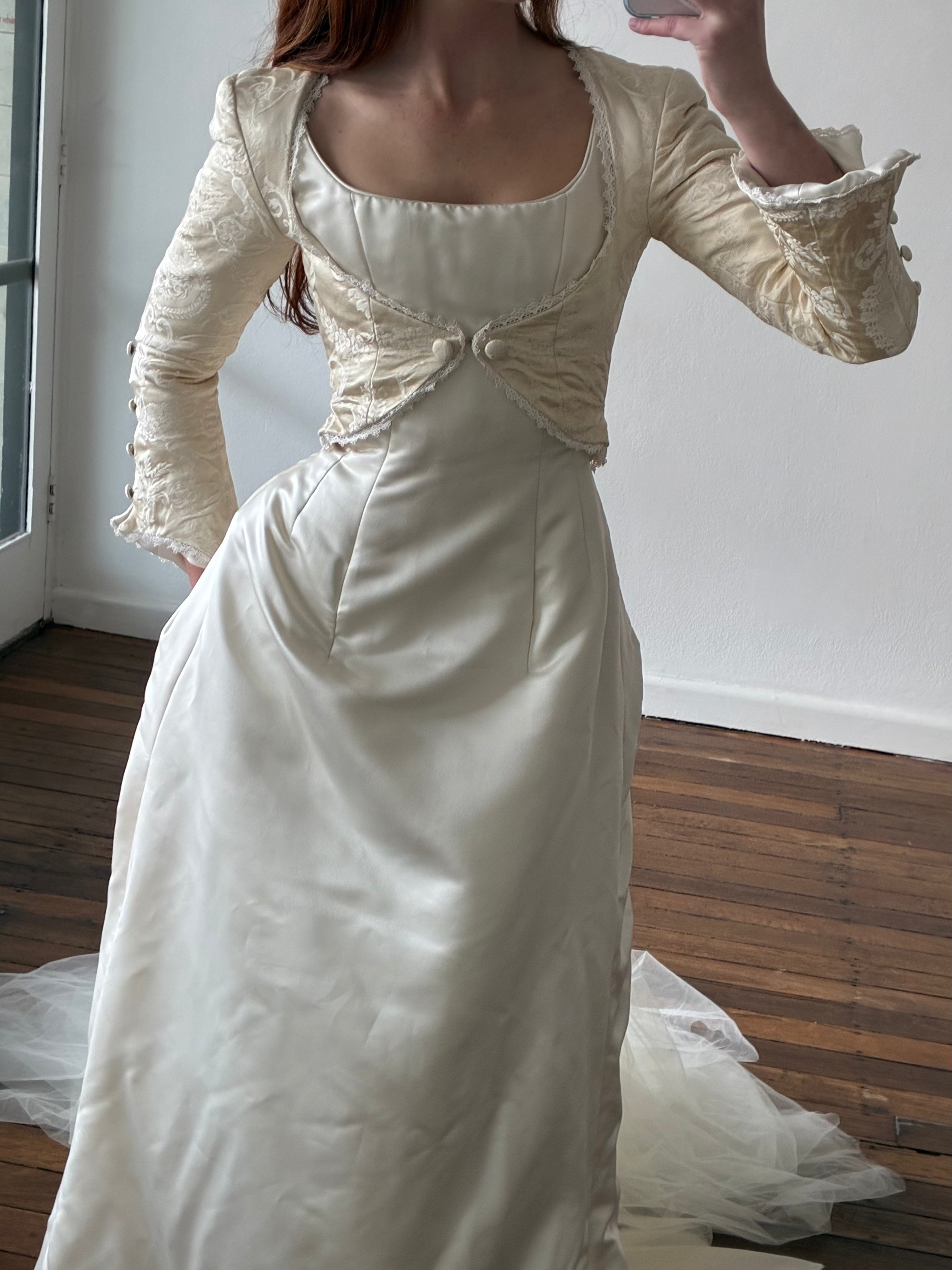 1990s Custom Jane Hill Dress and Jacket