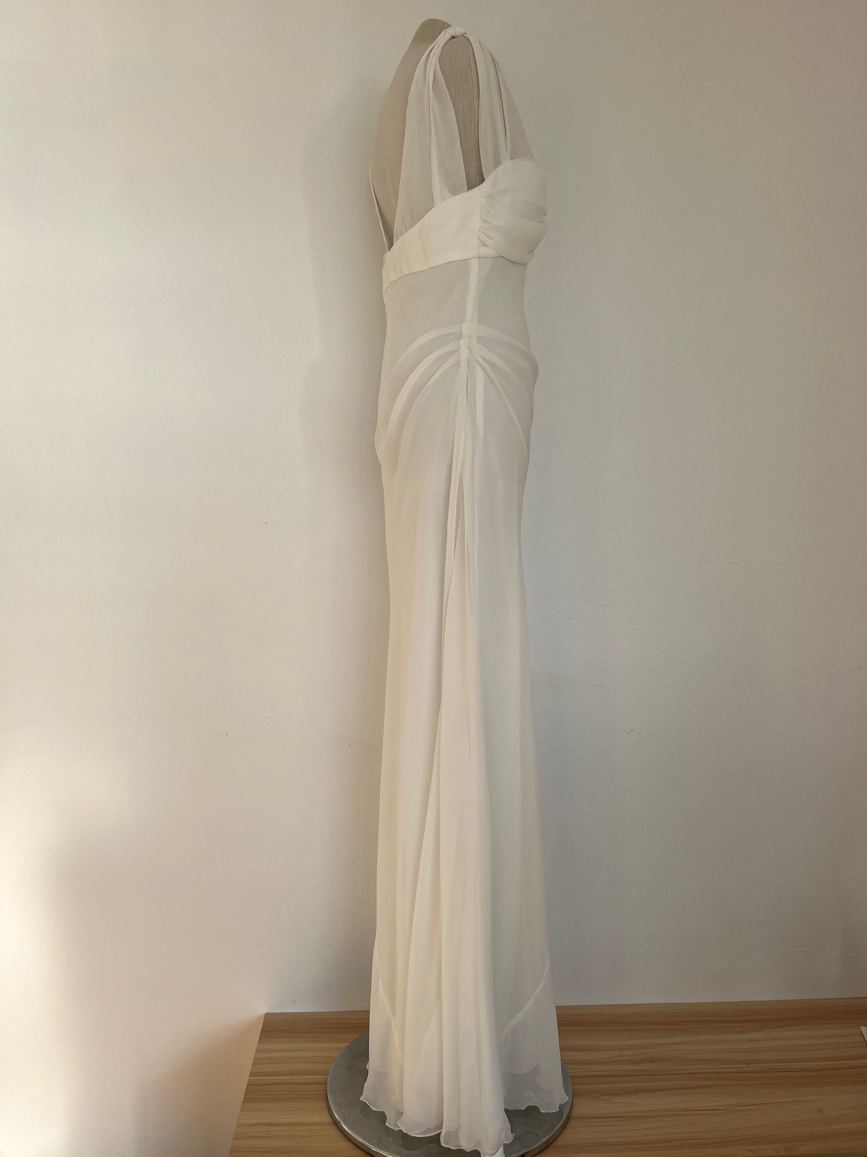 1990s Pleated Bust Dress