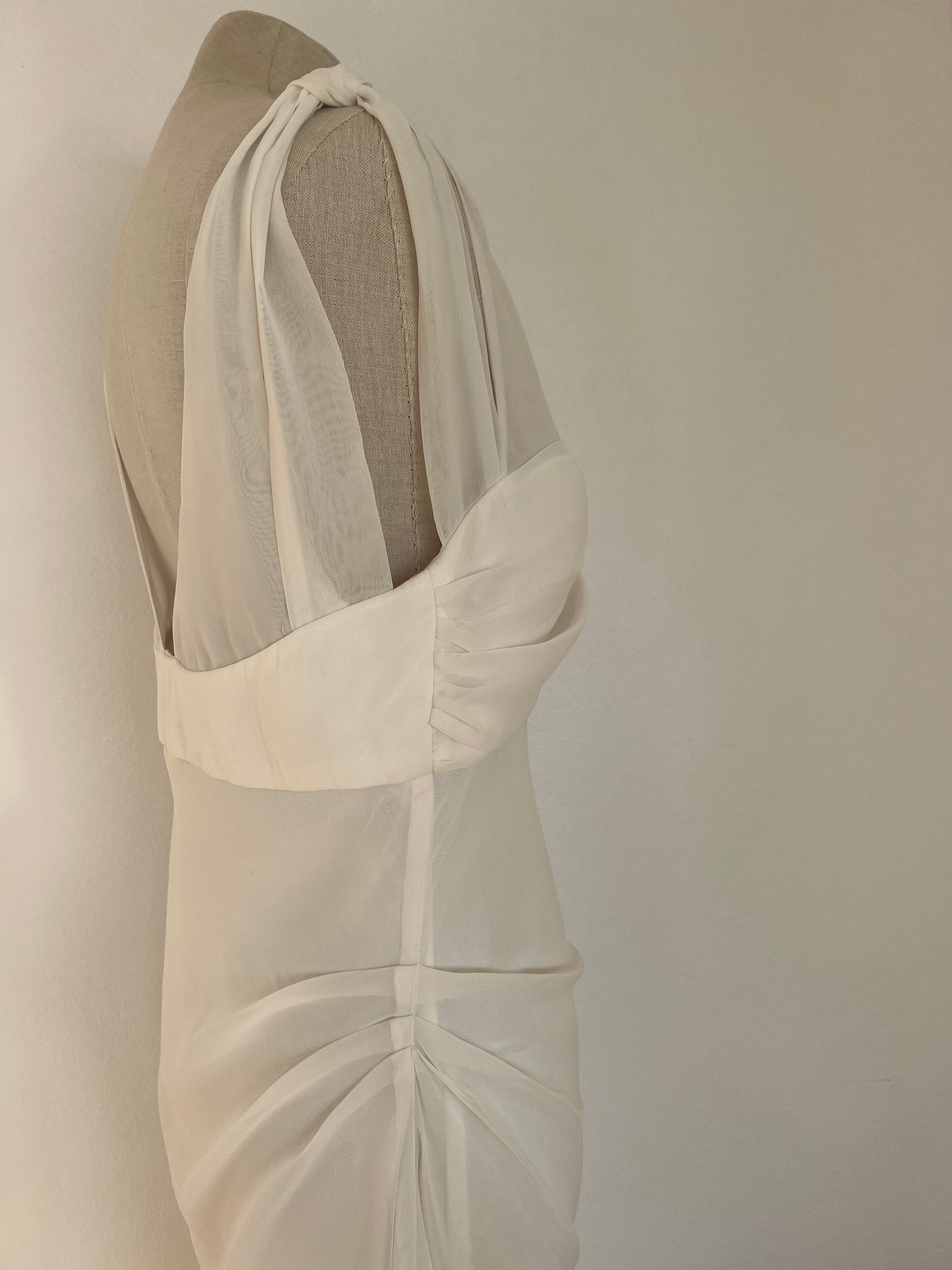 1990s Pleated Bust Dress
