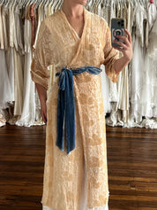 30s Devore Velvet Robe