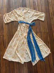 30s Devore Velvet Robe