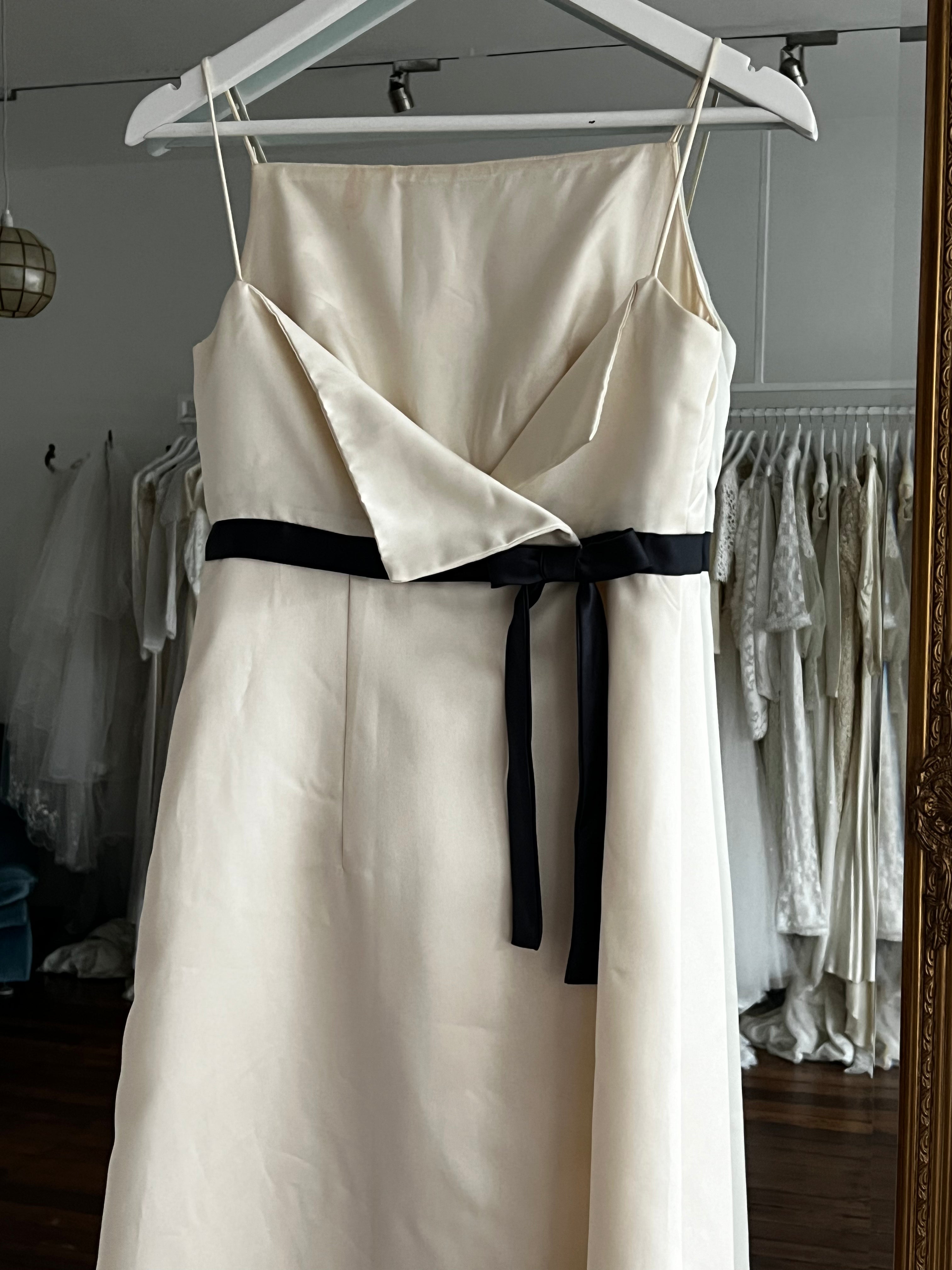 90s Vera Wang Square Neck Dress