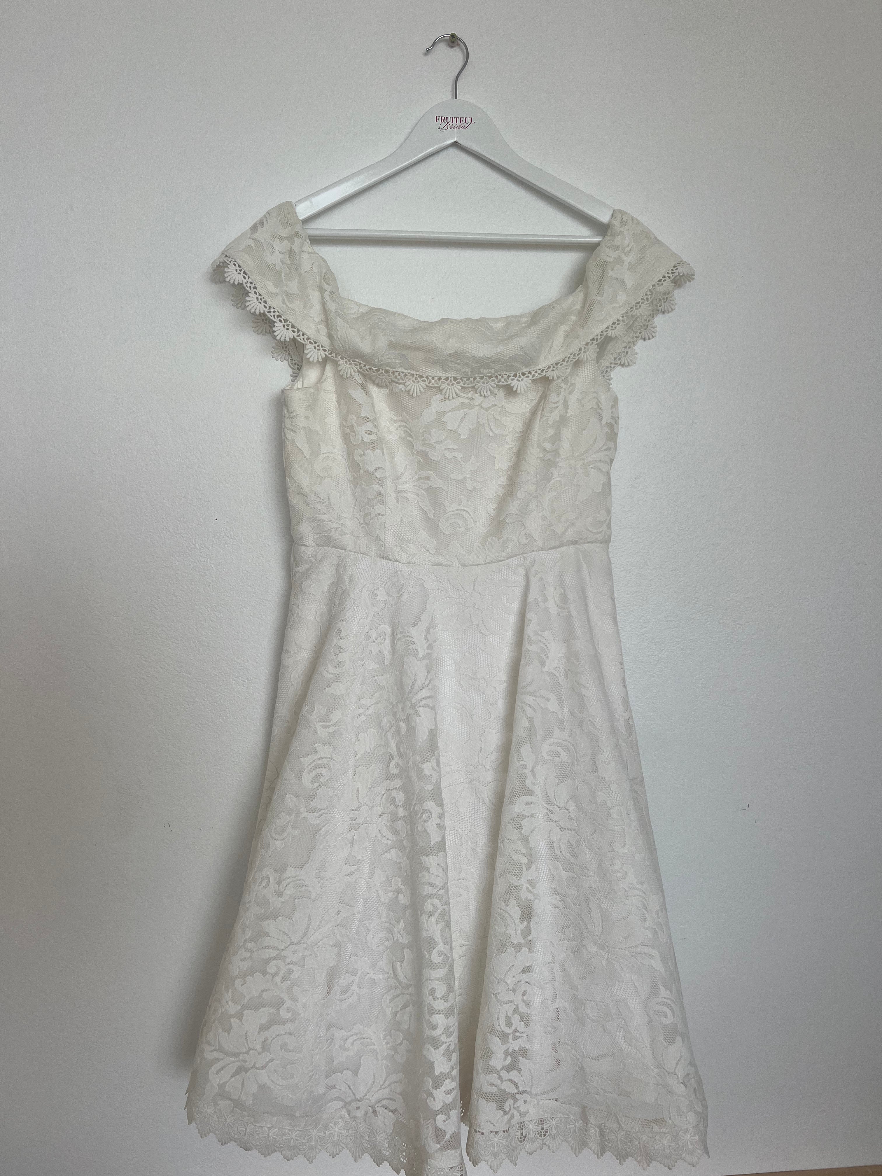 Off-The-Shoulder Short Review Dress