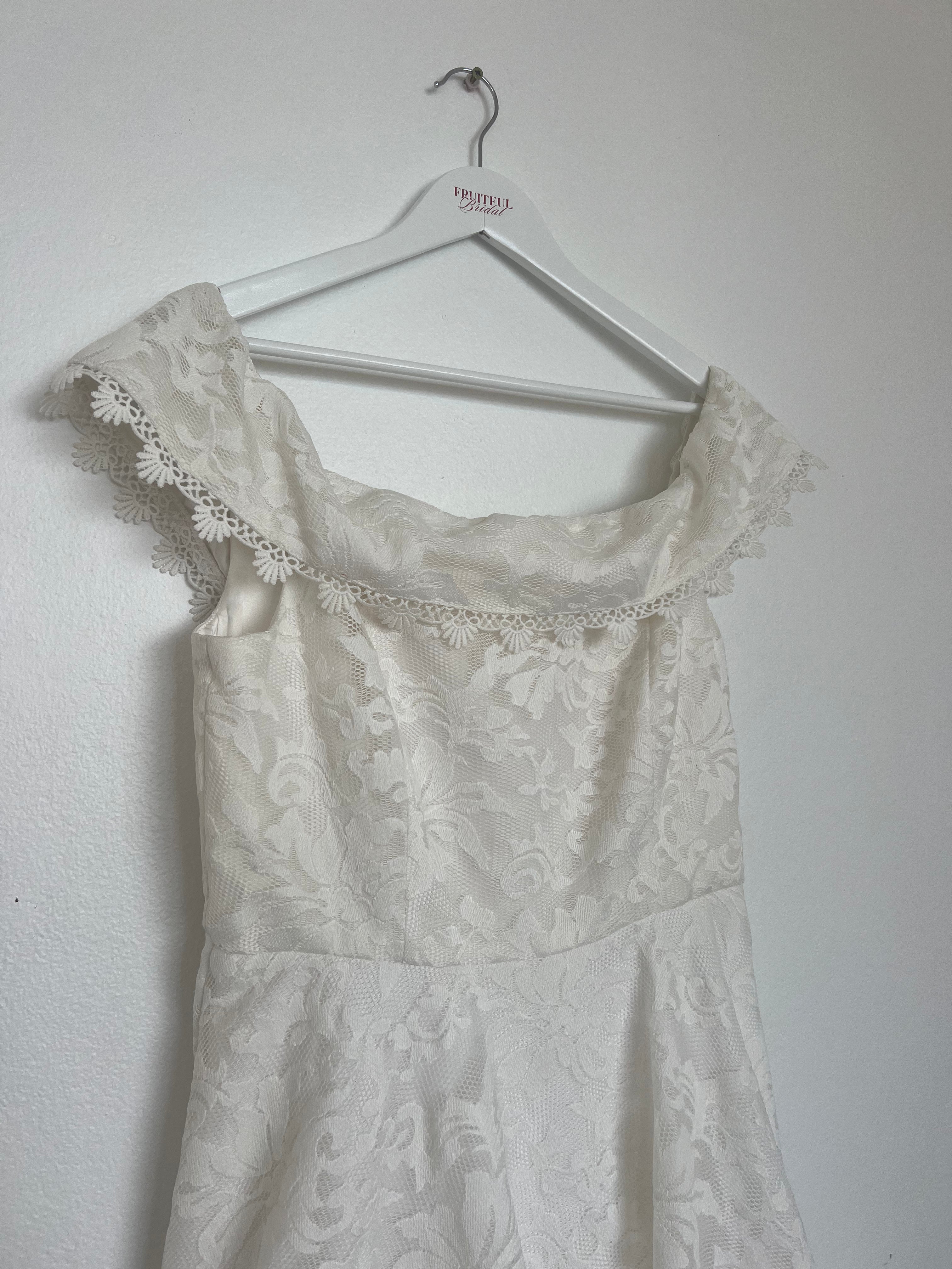 Off-The-Shoulder Short Review Dress