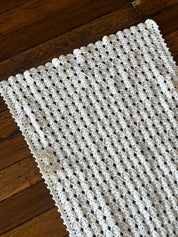 70s Crochet Panel Train Dress
