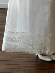 60s Franke Stuart Lace Trim Shift Dress