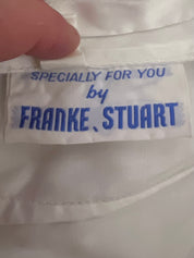 60s Franke Stuart Lace Trim Shift Dress