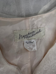 80s Mariana Hardwick Sailor Collar Reworked Antique Lace Dress