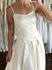 90s Studibaker Satin Corset Top