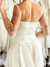 90s Studibaker Satin Corset Top