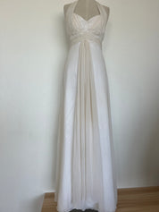 1990s Backless Halter Dress
