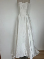 1990s Strapless A-line Dress