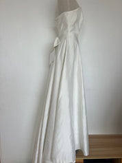 1990s Strapless A-line Dress