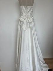 1990s Strapless A-line Dress
