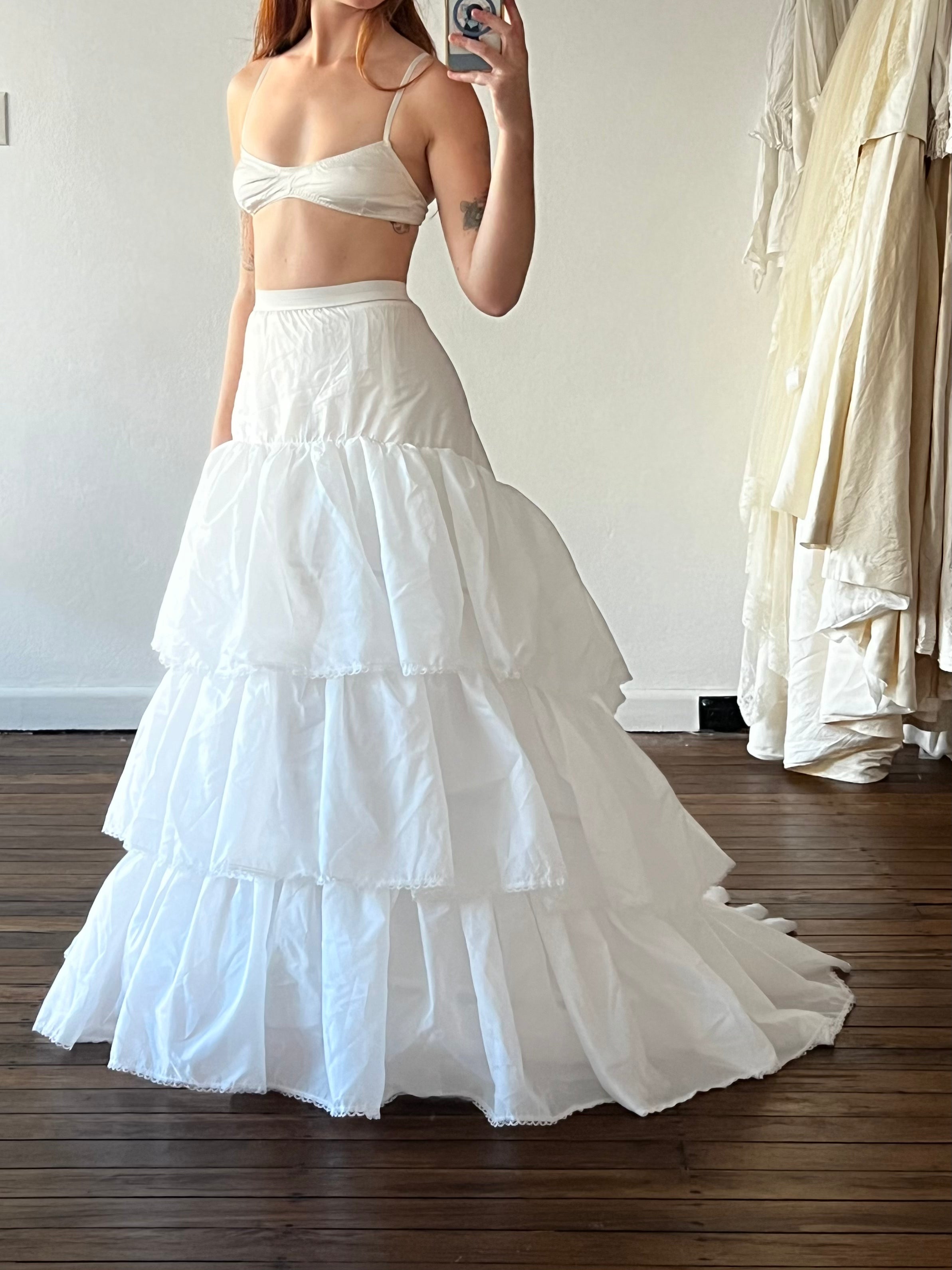 90s Tiered Hoop Skirt