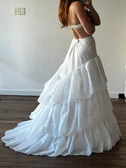 90s Tiered Hoop Skirt