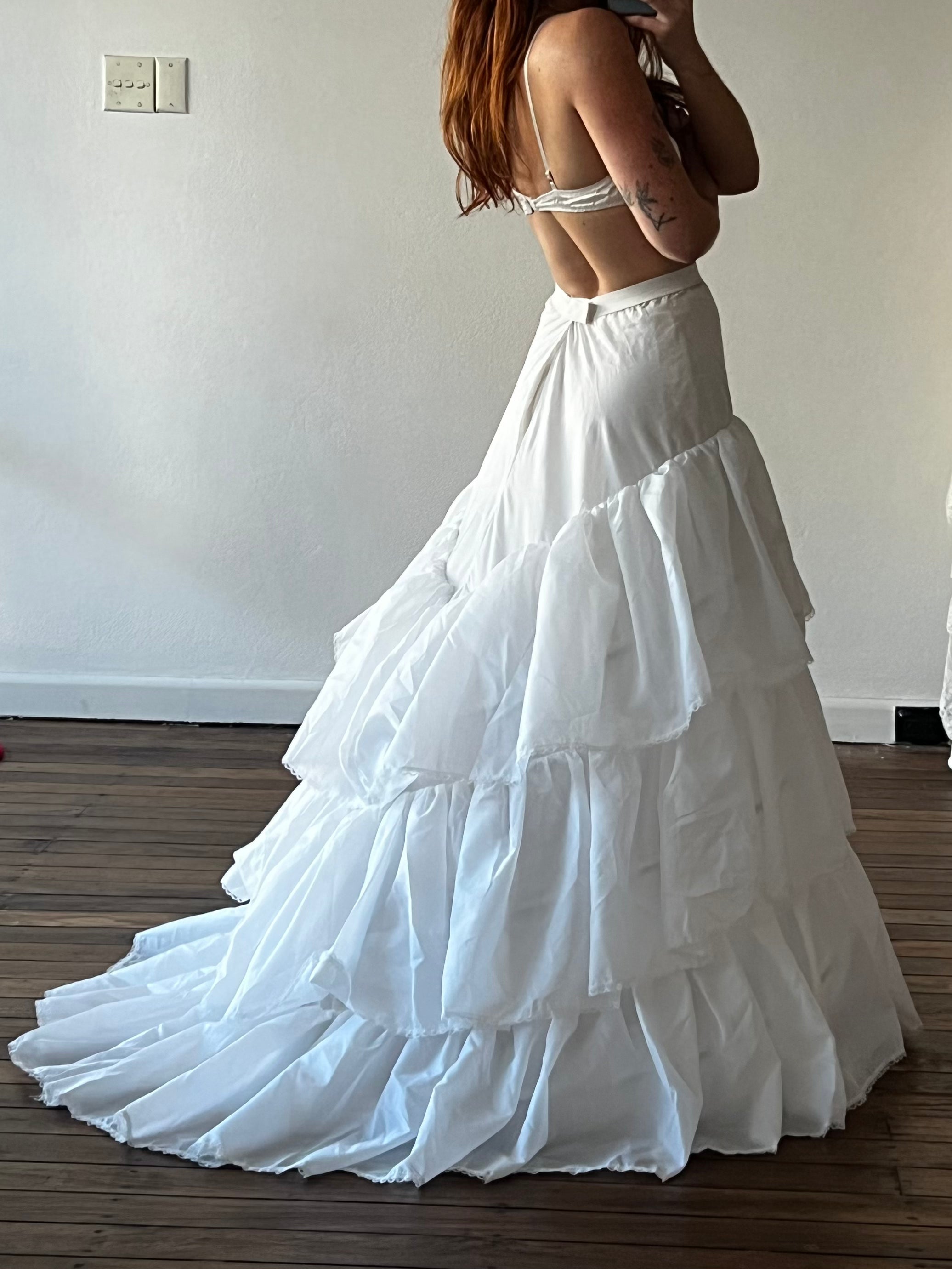 90s Tiered Hoop Skirt