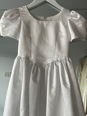 90s Basque Waist Flower Girl Dress