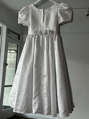 90s Basque Waist Flower Girl Dress