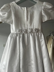 90s Basque Waist Flower Girl Dress