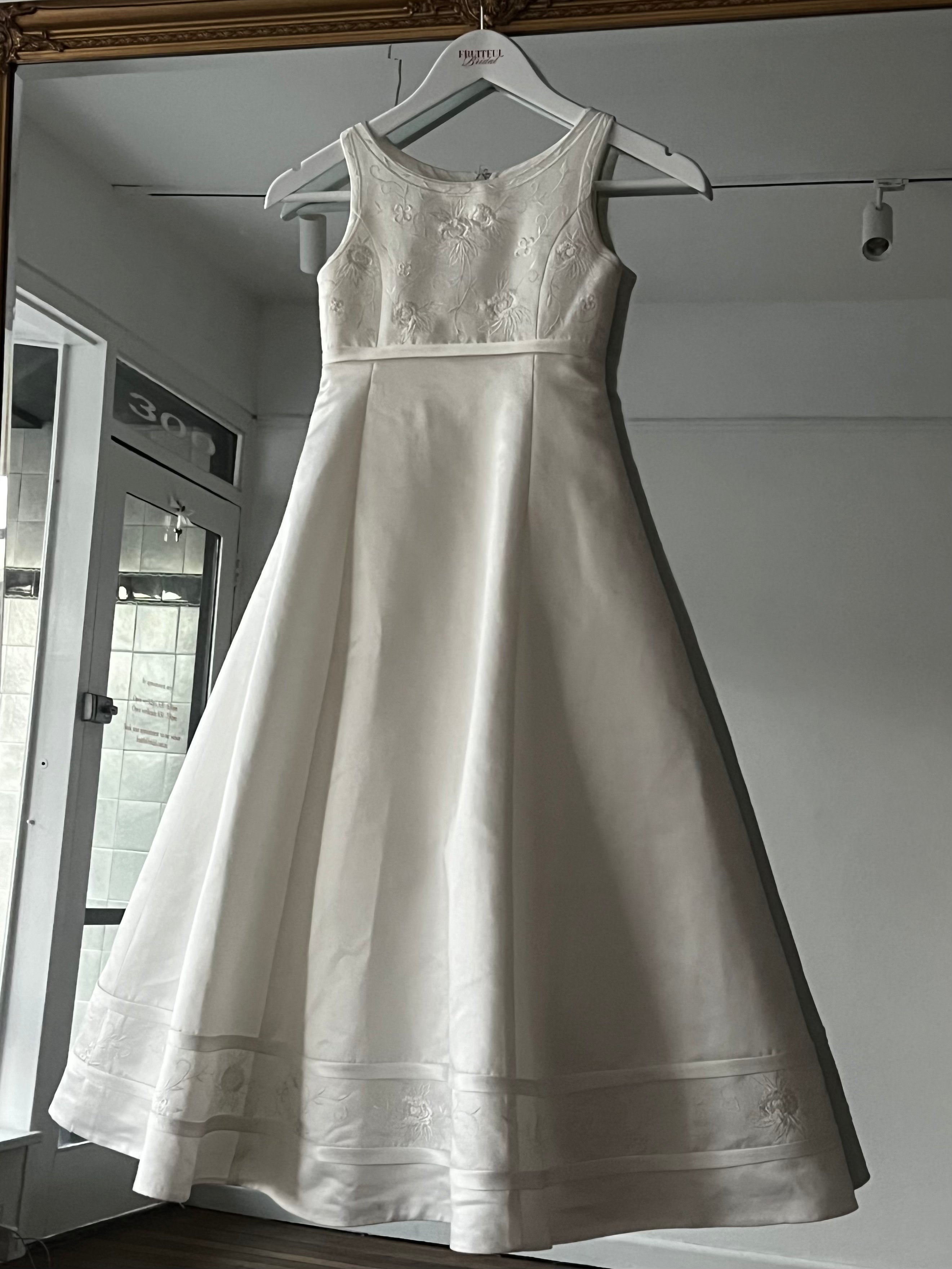 90s Henri Josef Flower Girl Dress