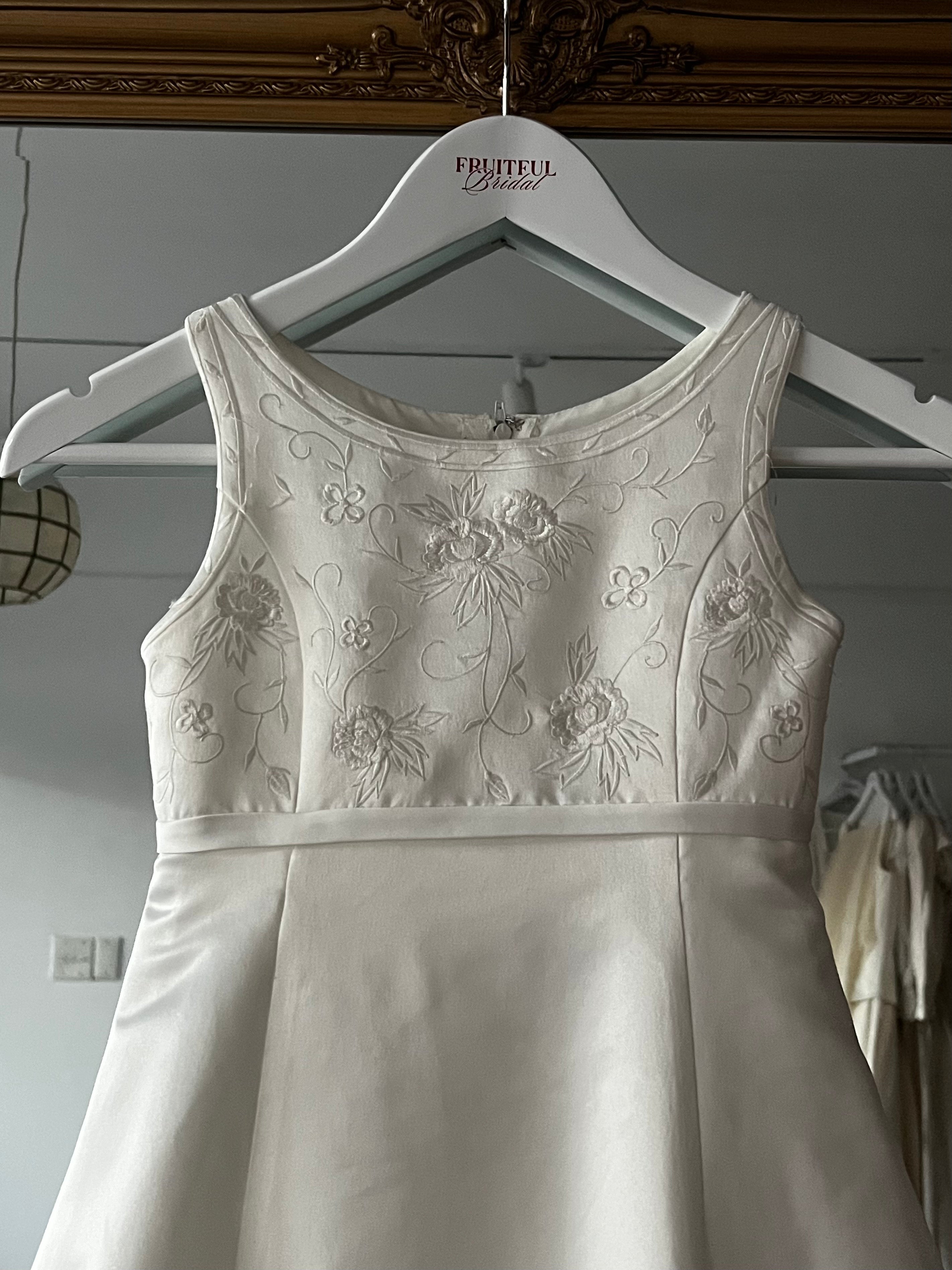 90s Henri Josef Flower Girl Dress