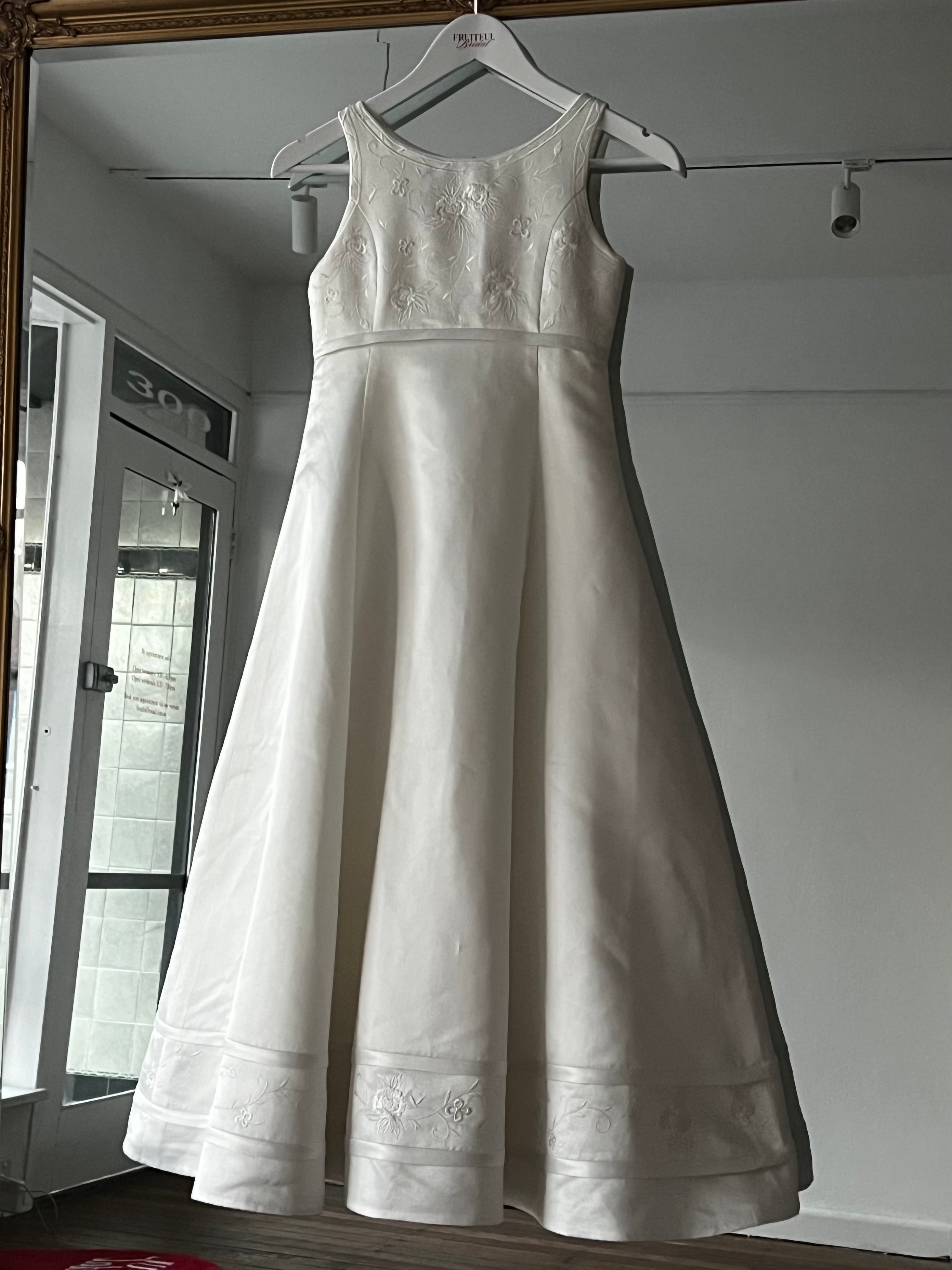 90s Henri Josef Flower Girl Dress