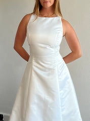 90s Jessica McClintock Satin Princess Dress